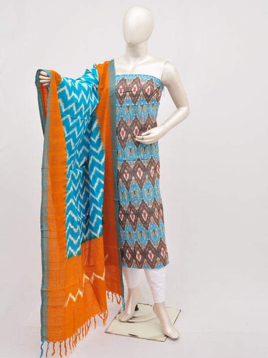 Double Ikkat Designer Dress Material [D91115019]