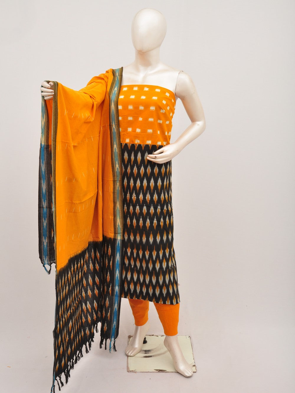 Pochampally Designer Dress Material  Model 4 [D00801014]