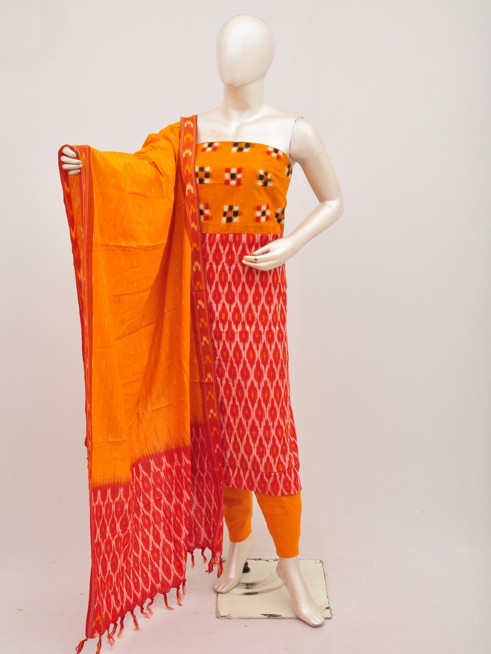 Pochampally Designer Dress Material  Model 4 [D00801016]