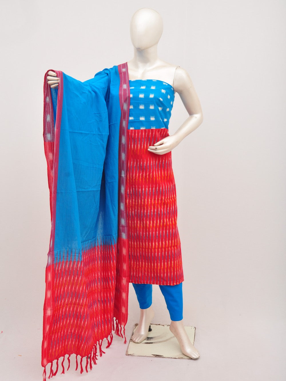 Pochampally Designer Dress Material  Model 4 [D00801025]