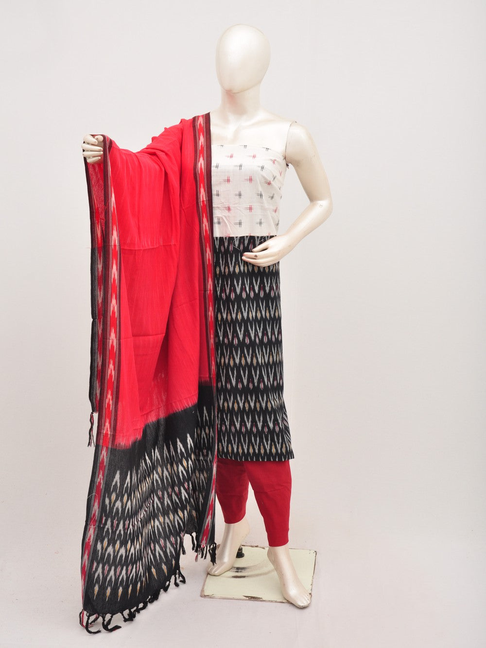 Pochampally Designer Dress Material  Model 4 [D00801042]