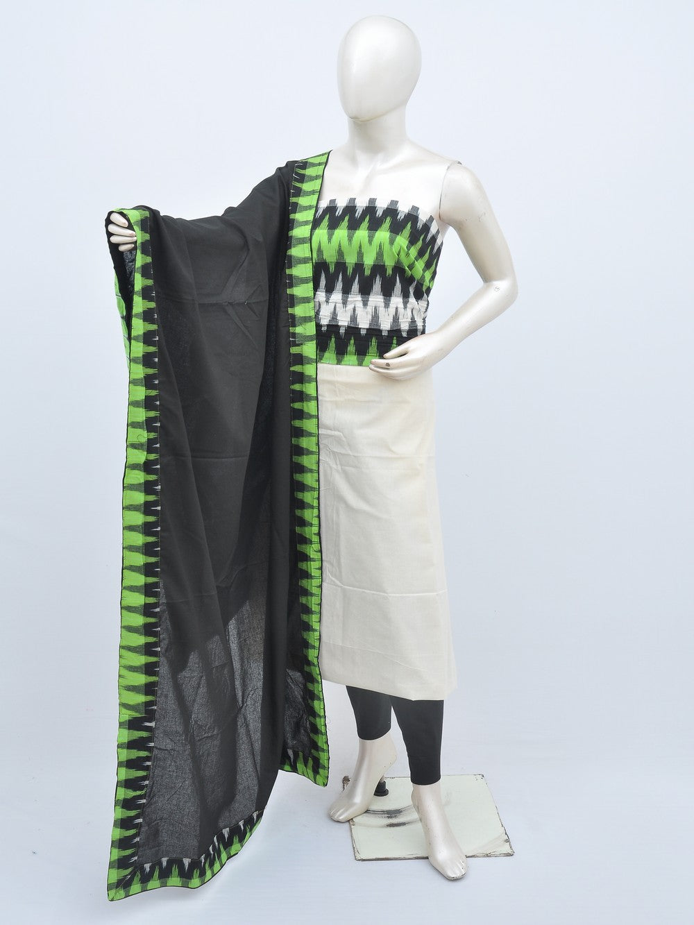 Pochampally Designer Dress Material  Model 1 [D20716002]