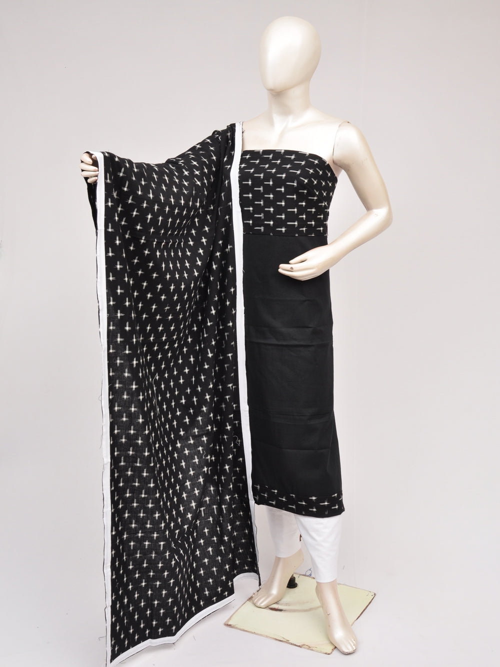 Pochampally Designer Dress Material Model 1 [D80718832]