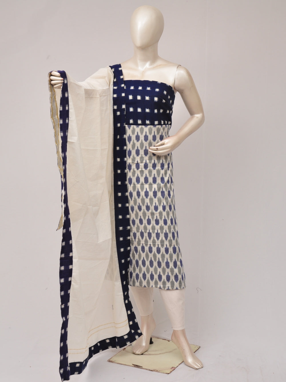 Pochampally Designer Dress Material Model 3  [D81129004]