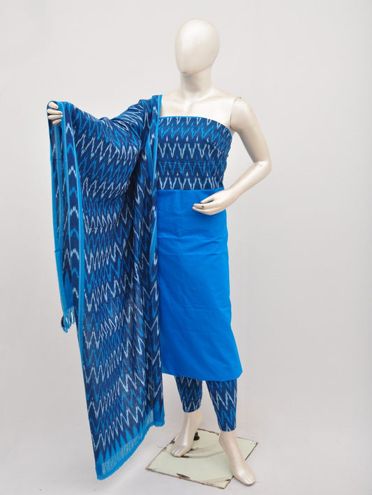Pochampally Ikat Dress Material with Same Dupatta model 1 [D00702010]