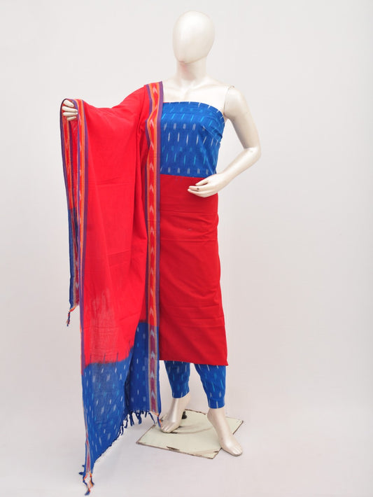 Pochampally Ikat Dress Material with Same Dupatta model 1 [D00708061]