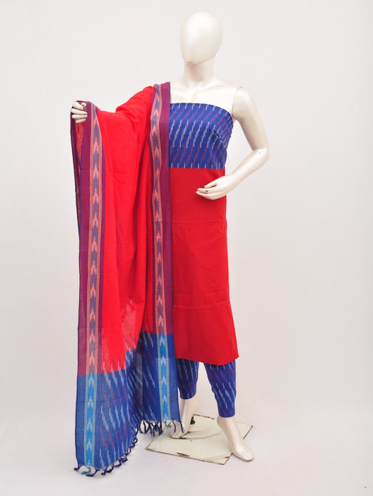 Pochampally Ikat Dress Material with Same Dupatta model 1 [D00708064]