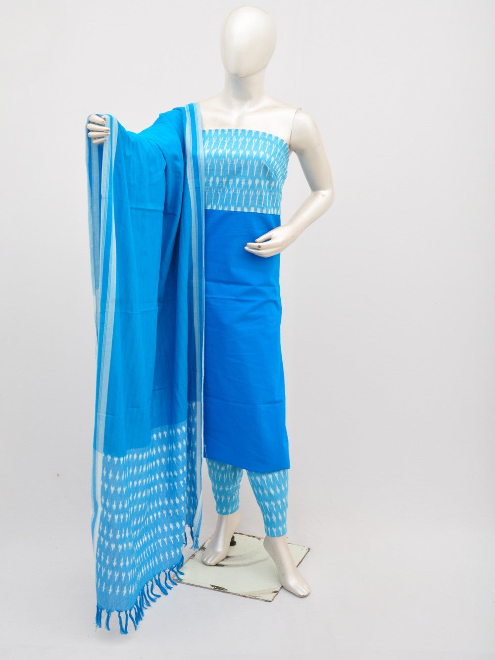 Ikat Dress Material with Same Dupatta model 1 [D00708068]
