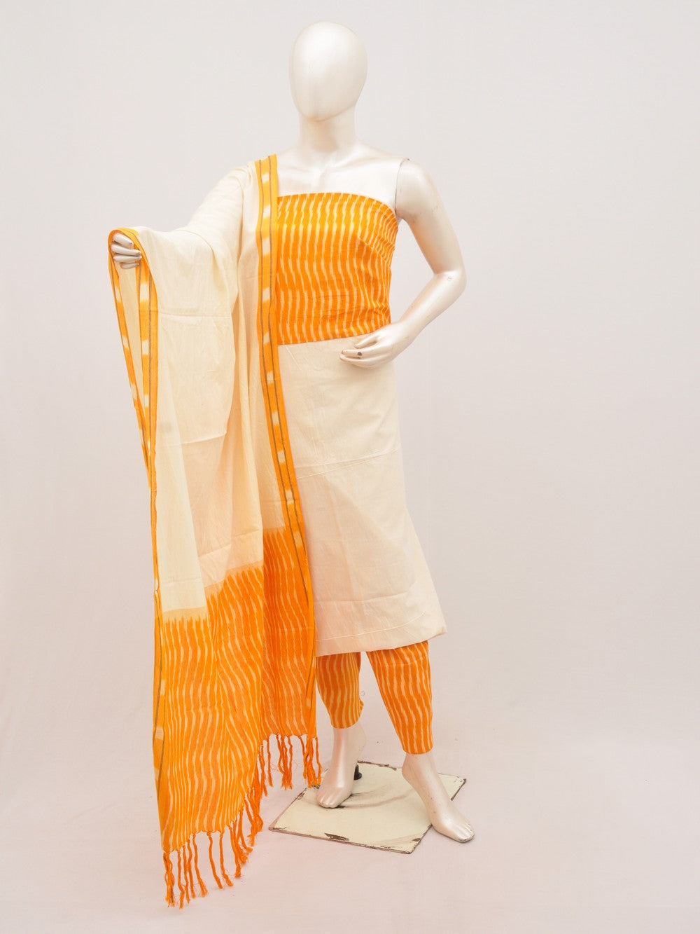 Ikat Dress Material with Same Dupatta model 1 [D00823028]