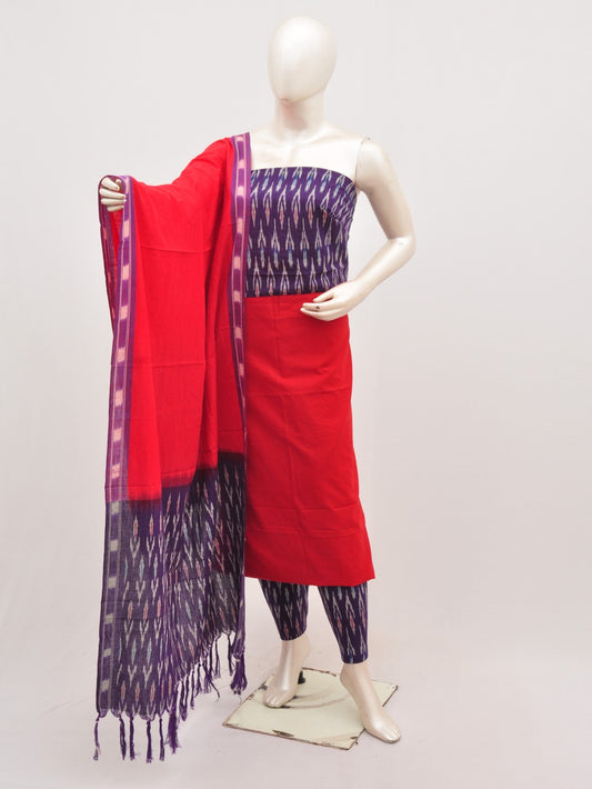 Ikat Dress Material with Same Dupatta model 1 [D00823030]