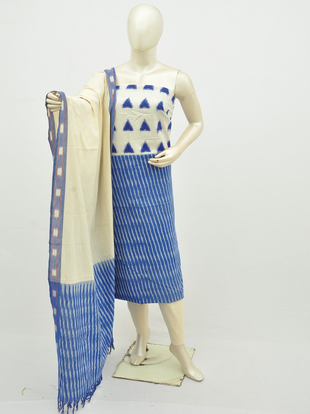 Ikat Dress Material with Same Dupatta model 1 [D20322023]