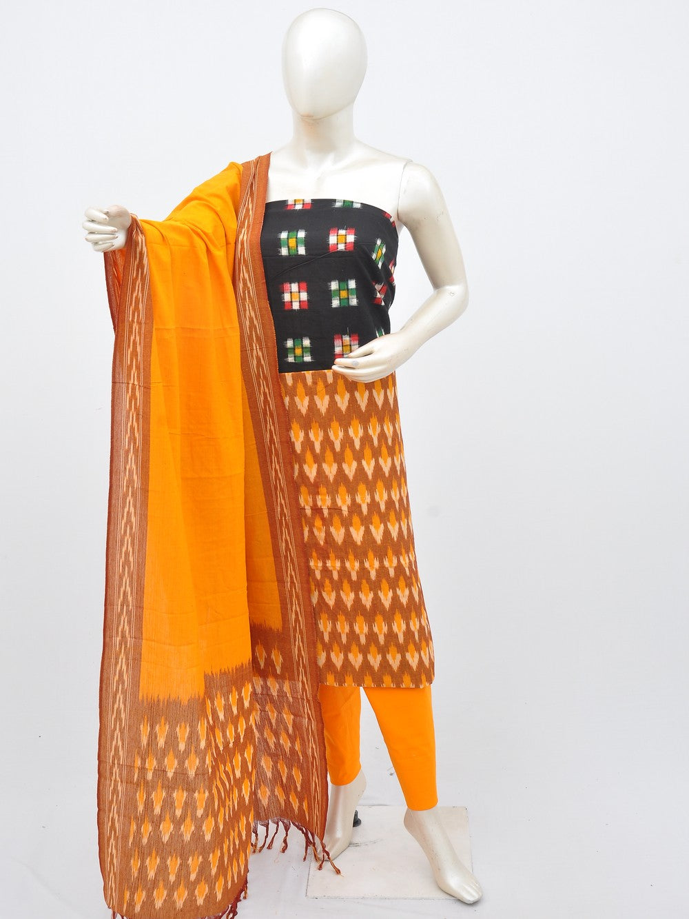 Ikat Dress Material with Same Dupatta model 1 [D30228013]