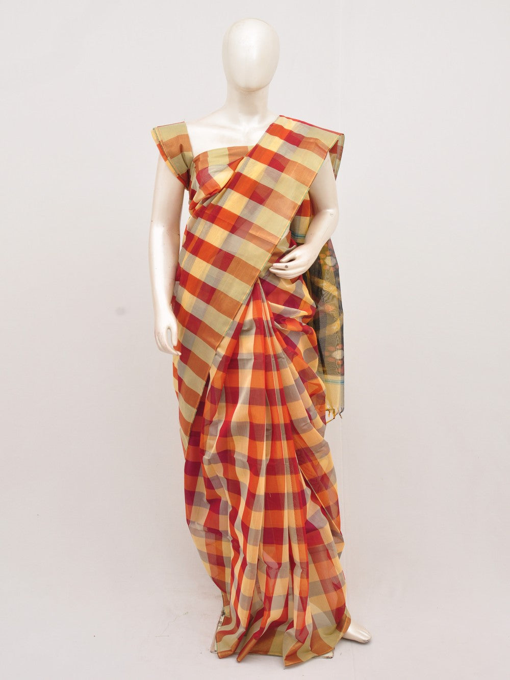 Pochampally Silk-Cotton Designer Saree [D00317007]
