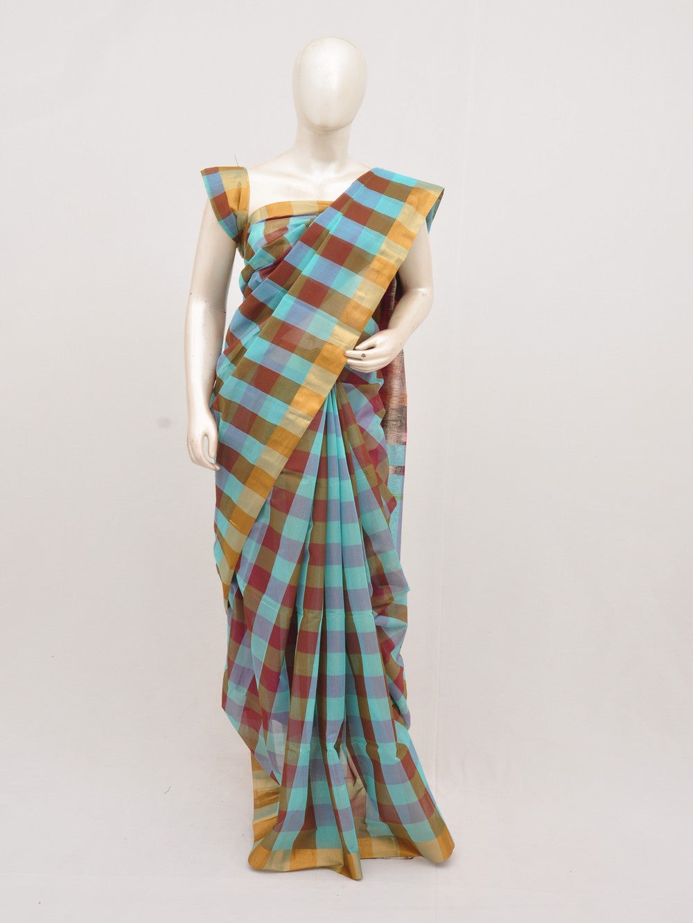 Pochampally Silk-Cotton Designer Saree [D00317009]