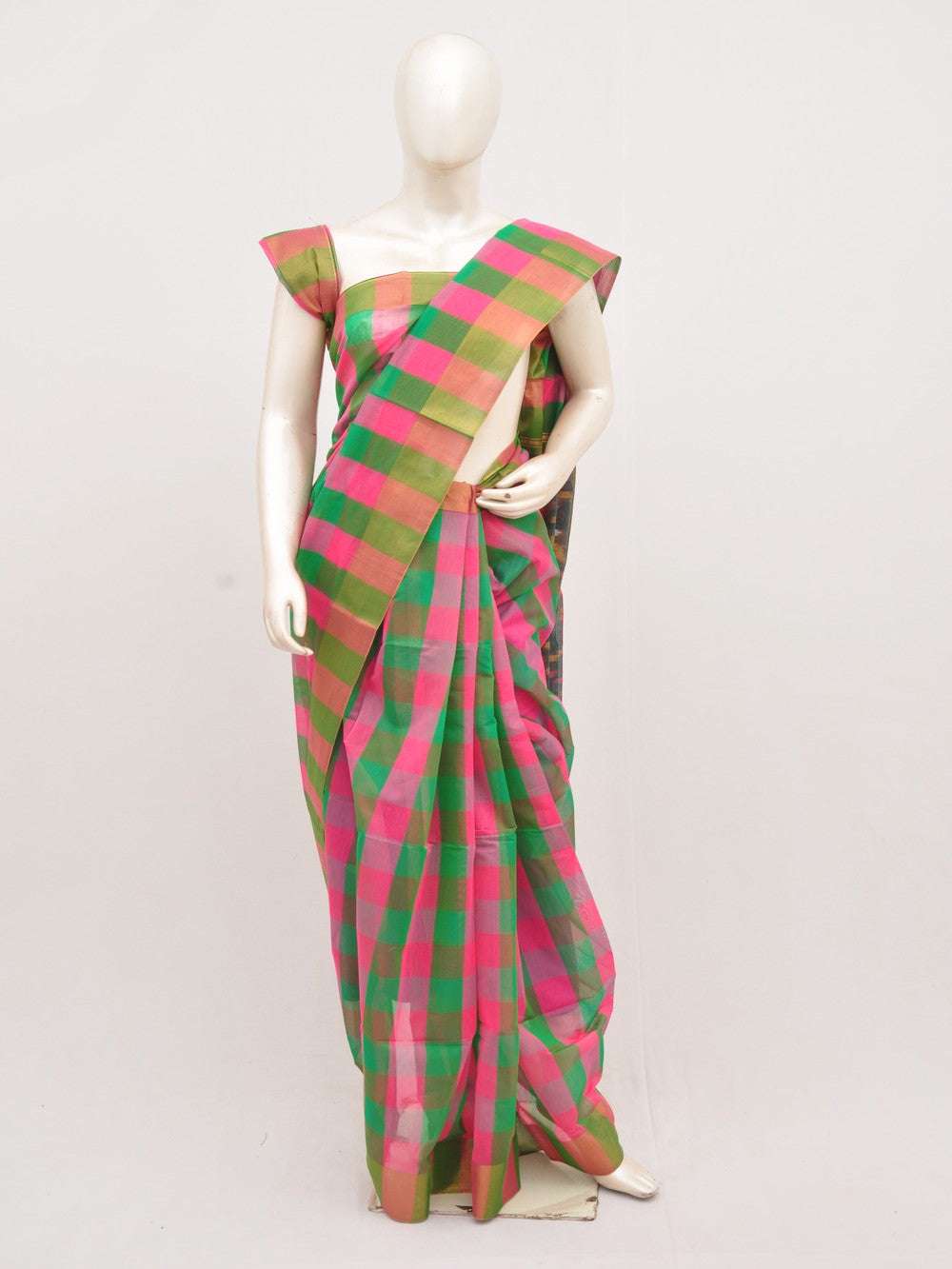 Pochampally Silk-Cotton Designer Saree [D00317010]