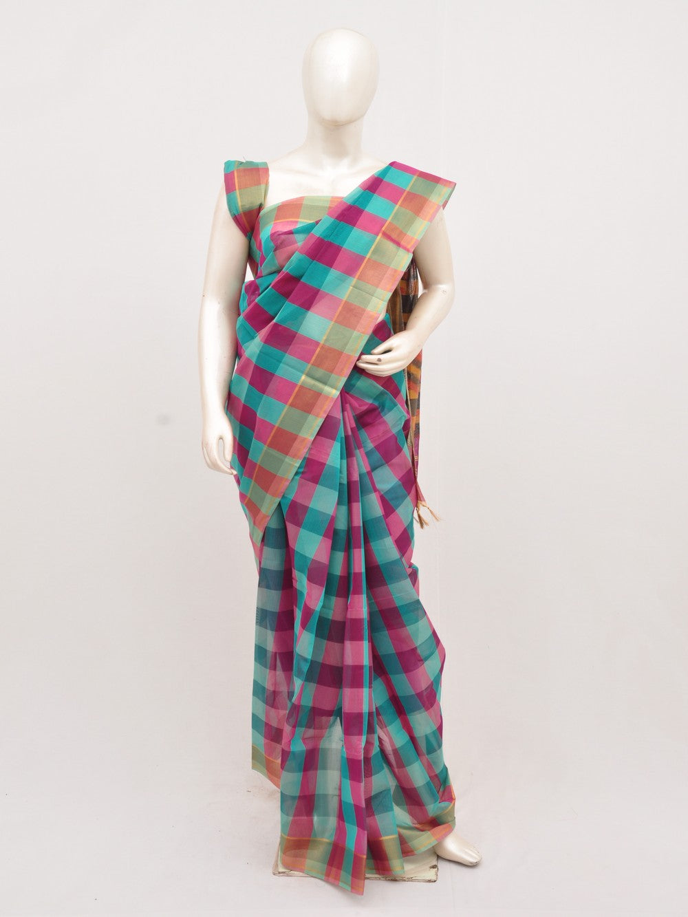 Pochampally Silk-Cotton Designer Saree [D00317011]