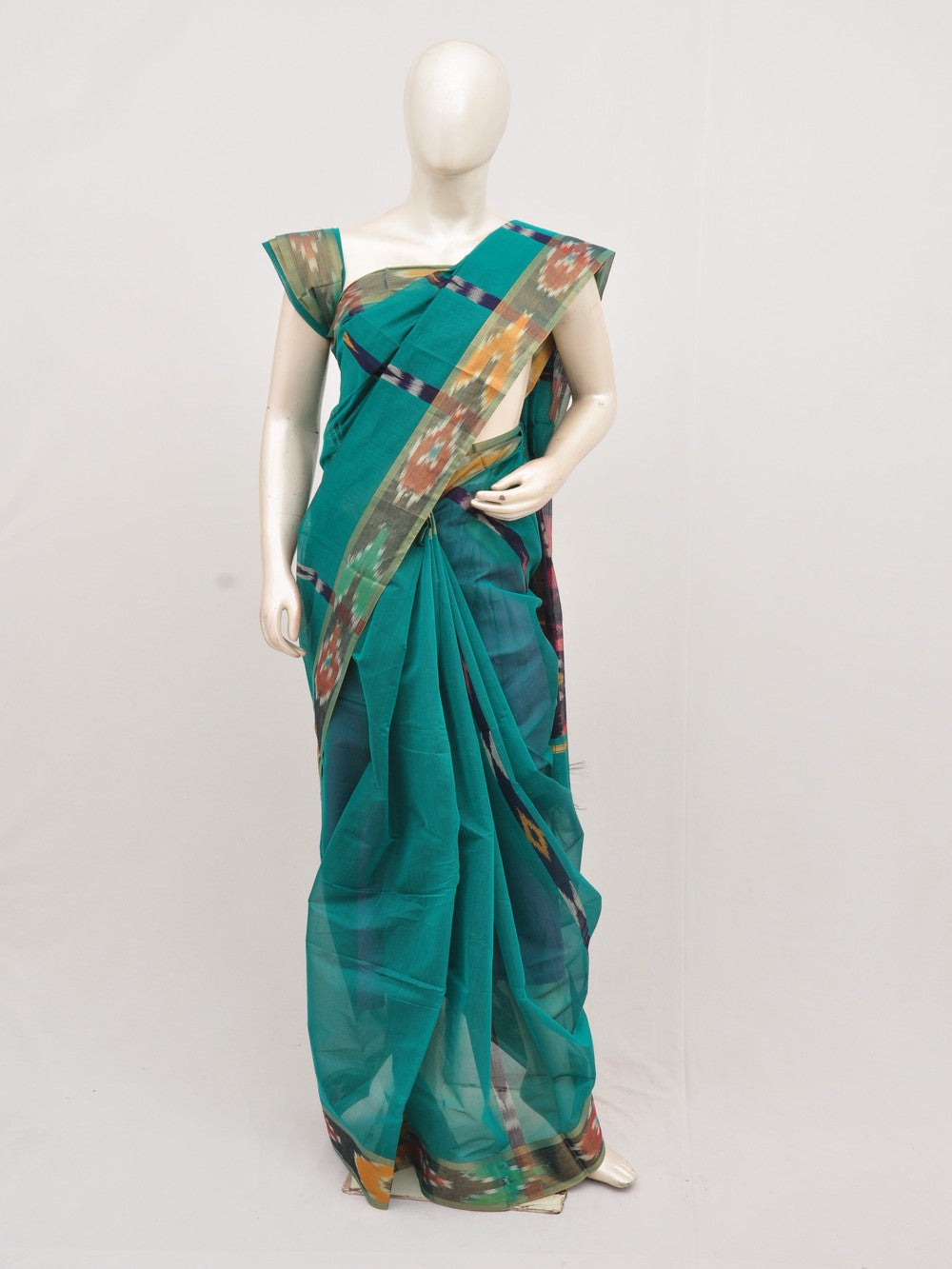Pochampally Silk-Cotton Designer Saree [D00317018]
