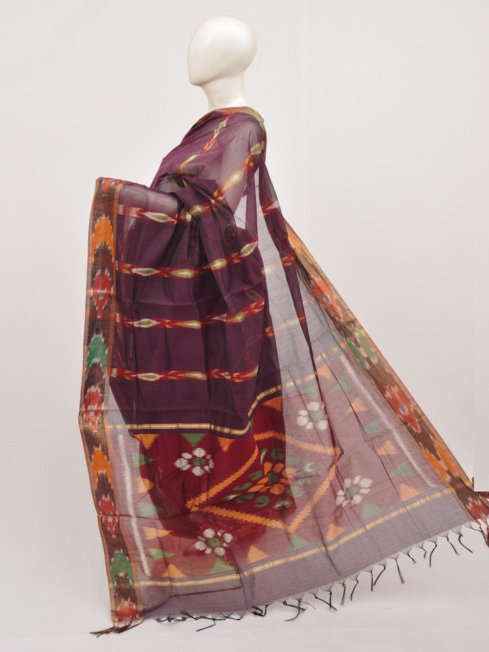 Pochampally Silk-Cotton Designer Saree [D00318025]