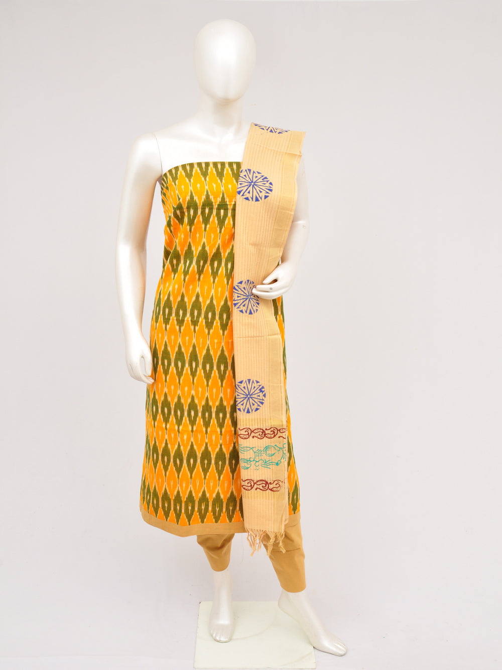Cotton Woven Designer Dress Material [60909051]