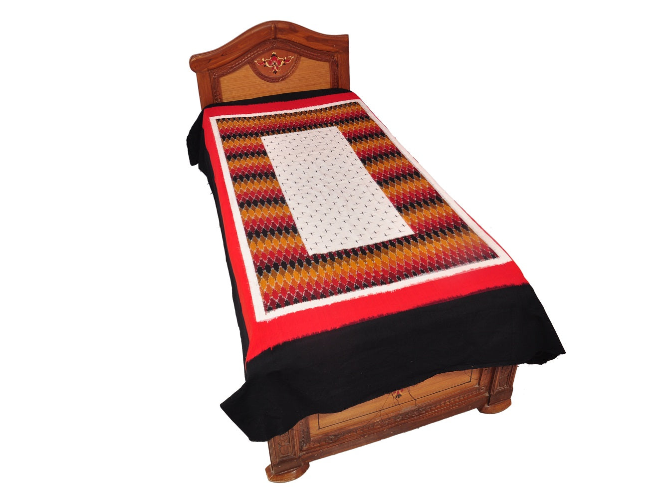 Pochampally Designer Cotton Single Bedsheet [D10332775]