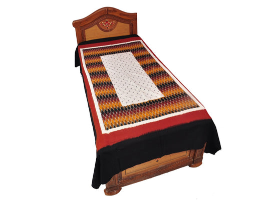 Pochampally Designer Cotton Single Bedsheet [D10332776]