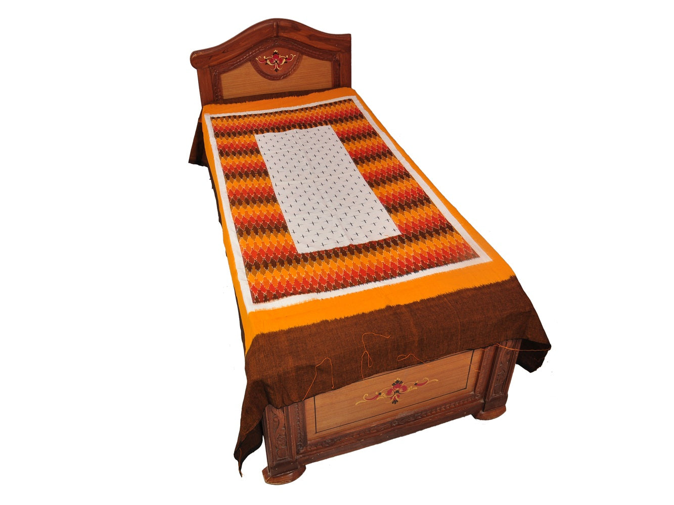 Pochampally Designer Cotton Single Bedsheet [D10332777]