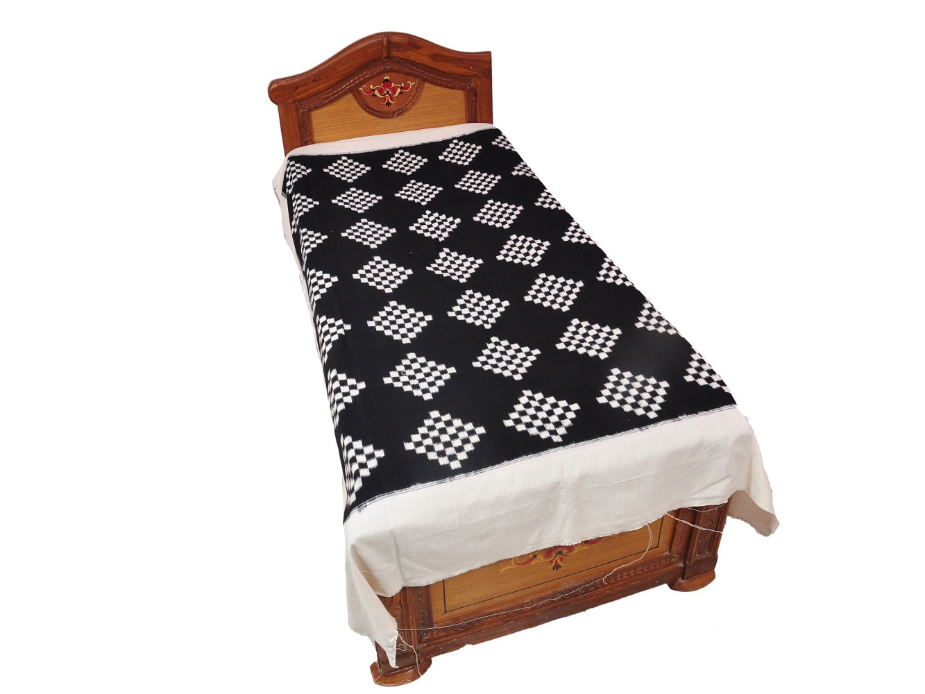 Pochampally Designer Cotton Single Bedsheet [D10332779]
