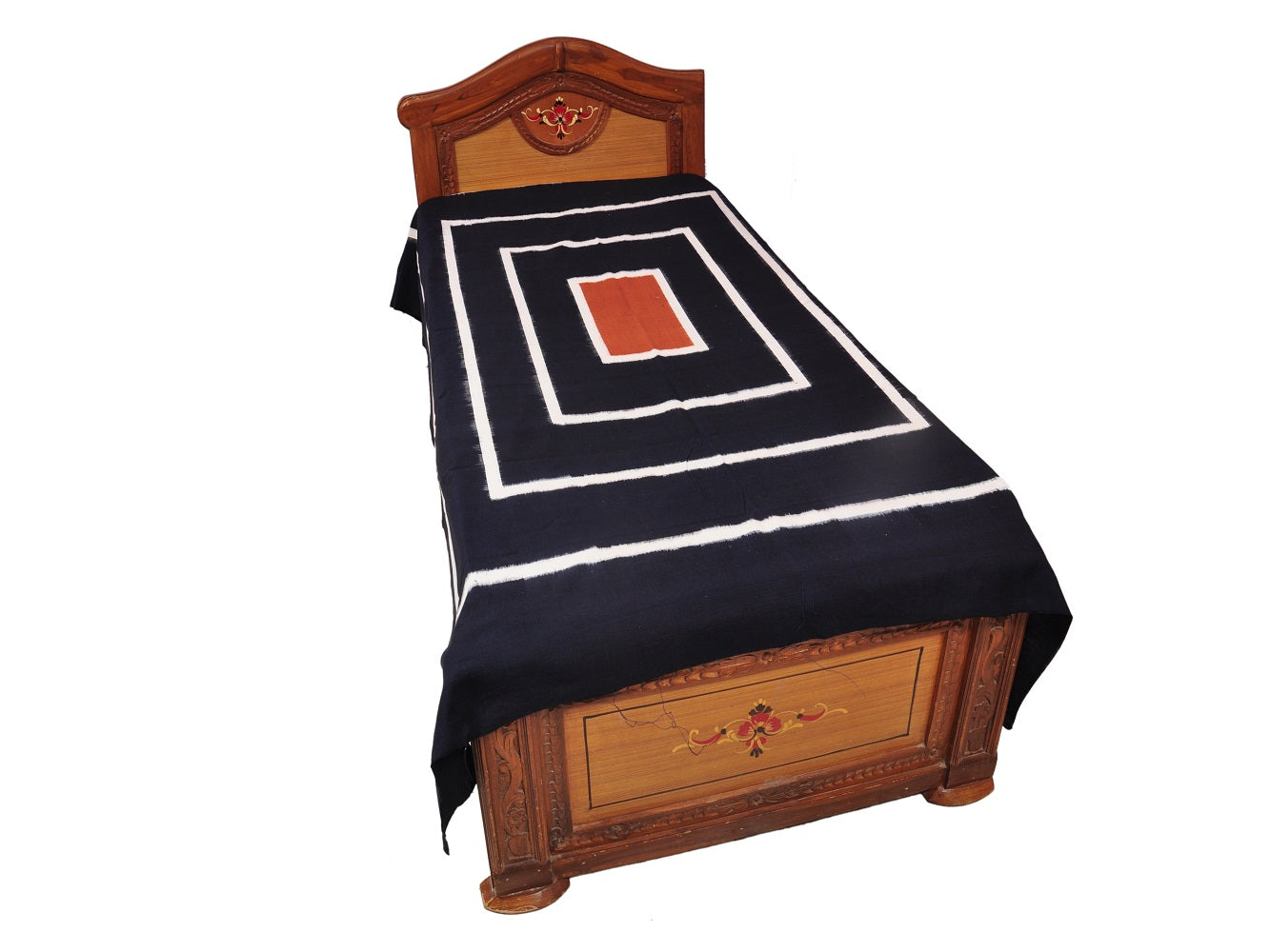 Pochampally Designer Cotton Single Bedsheet [D10332780]