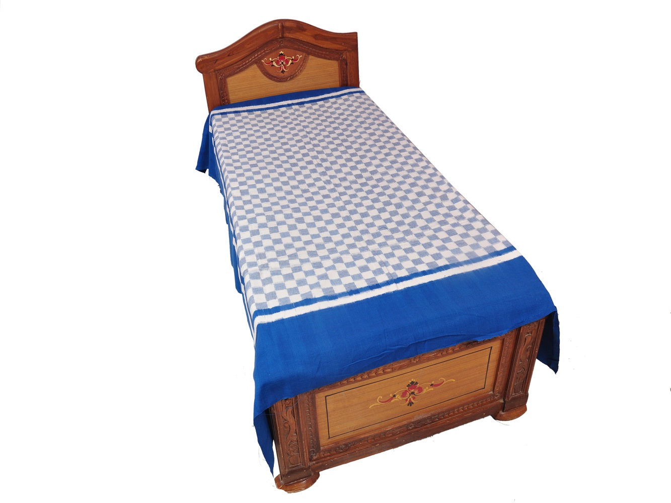 Pochampally Designer Cotton Single Bedsheet [D10332785]