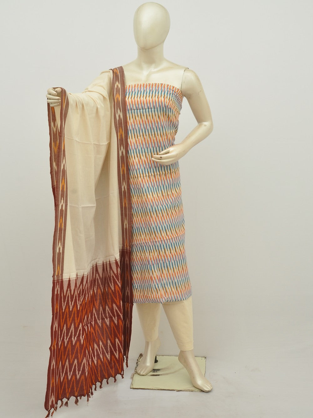 Cotton Woven Designer Dress Material [D20123025]