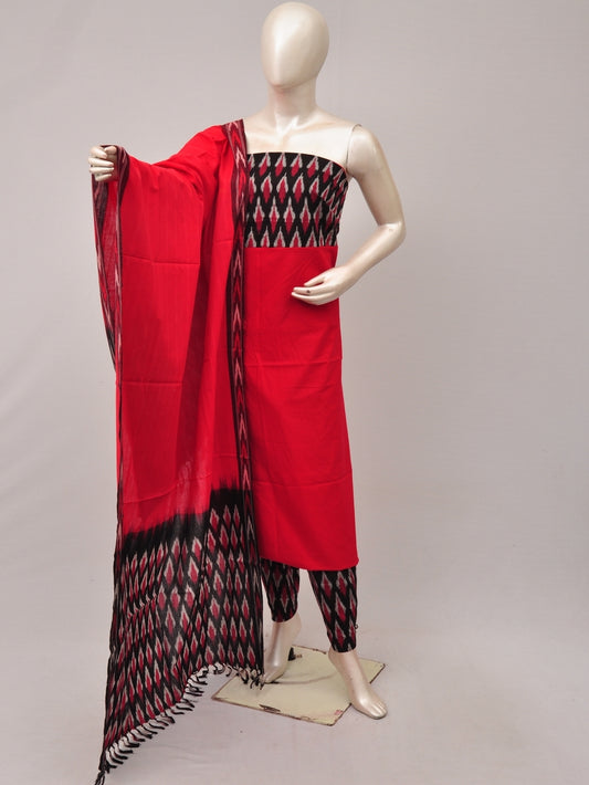 Pochampally Ikat Dress Material with Same Dupatta model 1 [D81016046]
