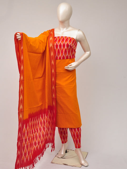 Pochampally Ikat Dress Material with Same Dupatta model 1 [D81016095]