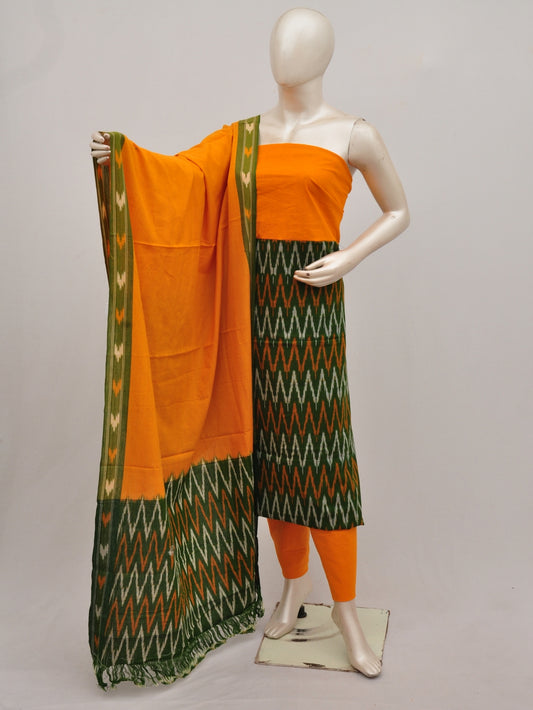 Pochampally Ikat Dress Material with Same Dupatta model 1  D[90828086]