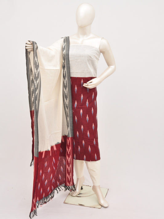 Pochampally Ikat Dress Material with Same Dupatta model 1 [D91002018]