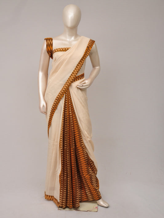 Pochampally Silk Designer Partly-Pallu Saree [D80912003]