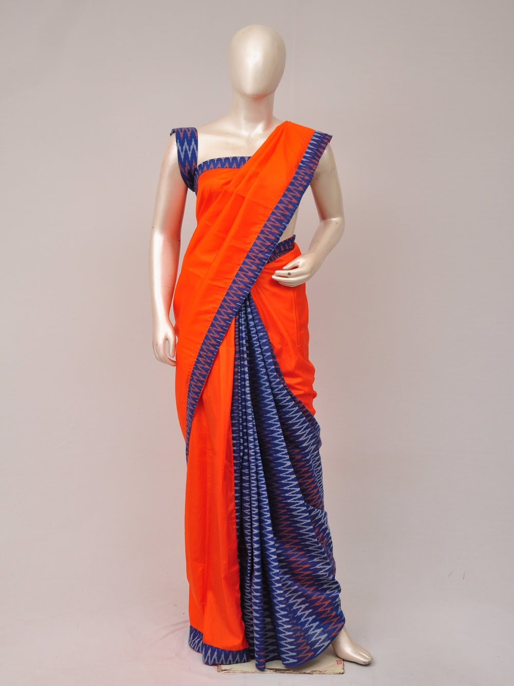 Pochampally Silk Designer Partly-Pallu Saree [D80912004]