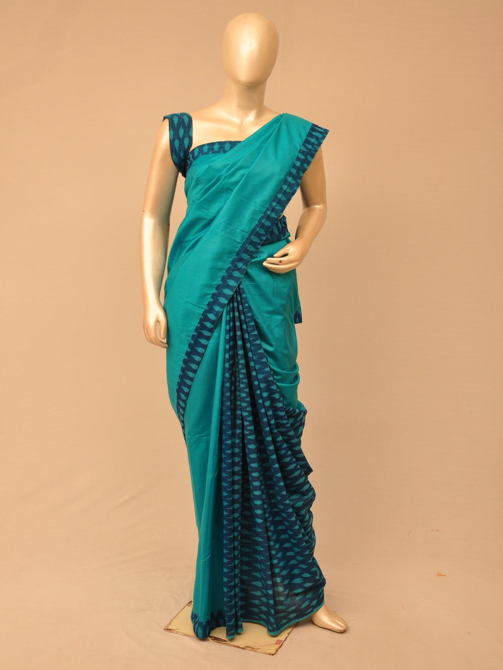 Pochampally Silk Designer Partly-Pallu Saree [D80912006]