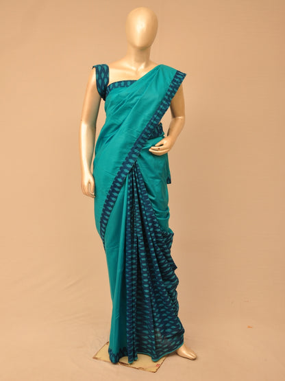 Pochampally Silk Designer Partly-Pallu Saree [D80912006]