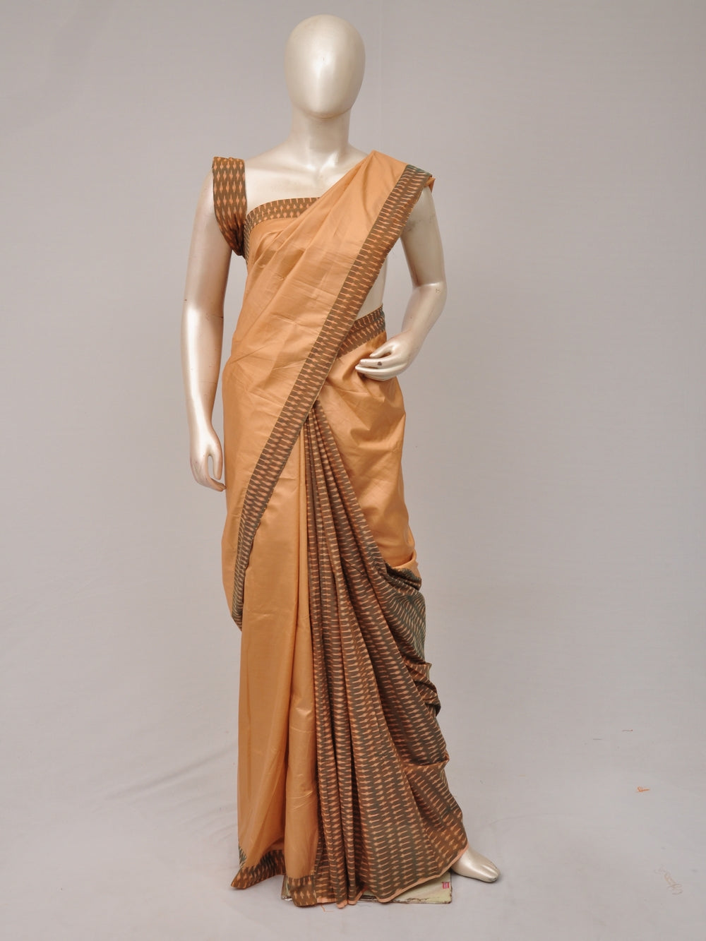 Pochampally Silk Designer Partly-Pallu Saree [D80912008]