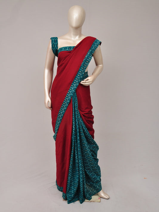 Pochampally Silk Designer Partly-Pallu Saree [D80912009]