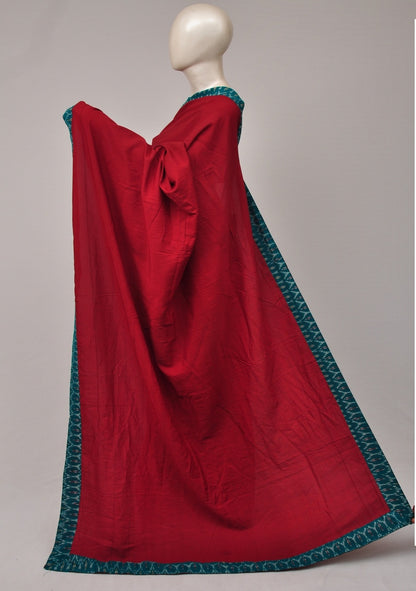 Pochampally Silk Designer Partly-Pallu Saree [D80912009]