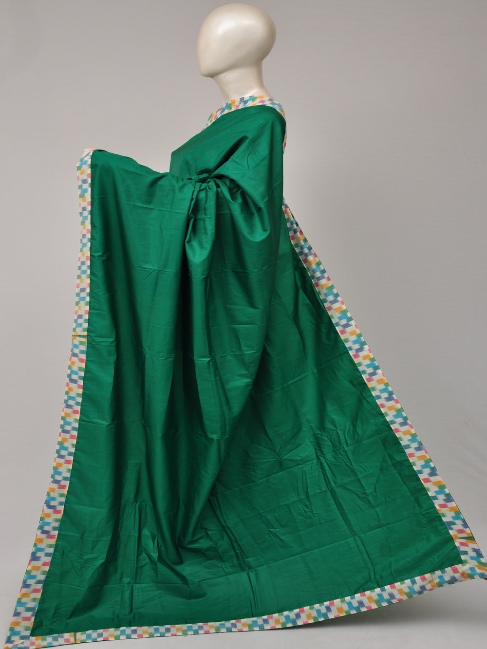 Pochampally Silk Designer Partly-Pallu Saree  [D80914011]