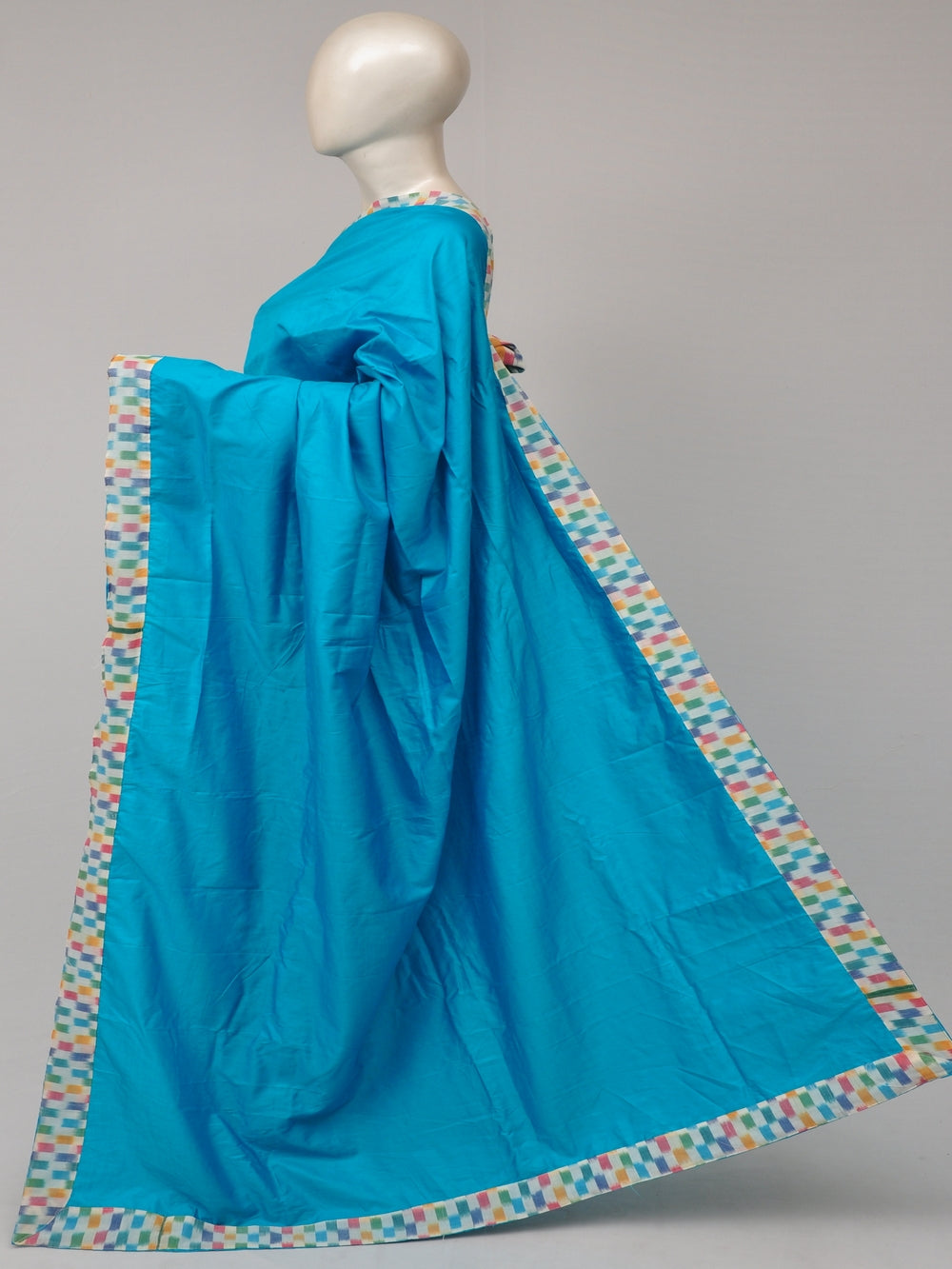 Pochampally Silk Designer Partly-Pallu Saree  [D80914012]