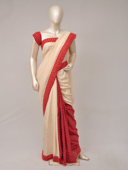 Pochampally Silk Designer Partly-Pallu Saree  [D80914015]
