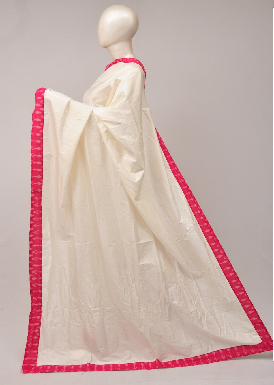 Pochampally Silk Designer Partly-Pallu Saree   [D80917064]