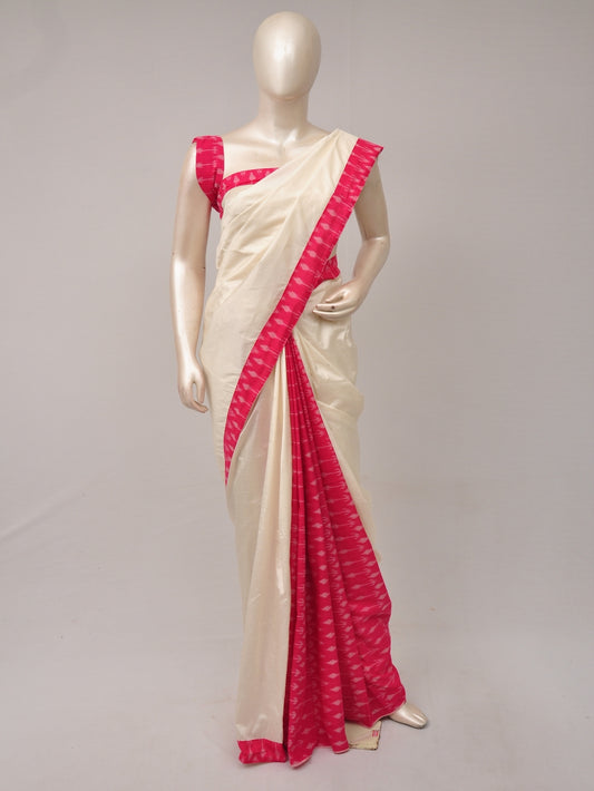 Pochampally Silk Designer Partly-Pallu Saree   [D80917064]