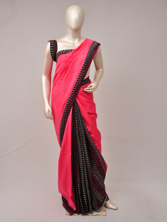 Pochampally Silk Designer Partly-Pallu Saree   [D80917066]