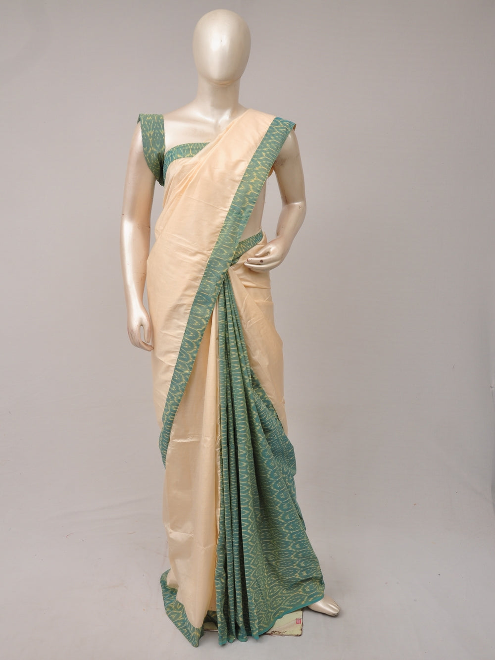 Pochampally Silk Designer Partly-Pallu Saree   [D80917067]