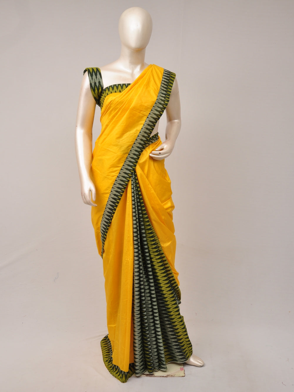 Pochampally Silk Designer Partly-Pallu Saree   [D80917070]