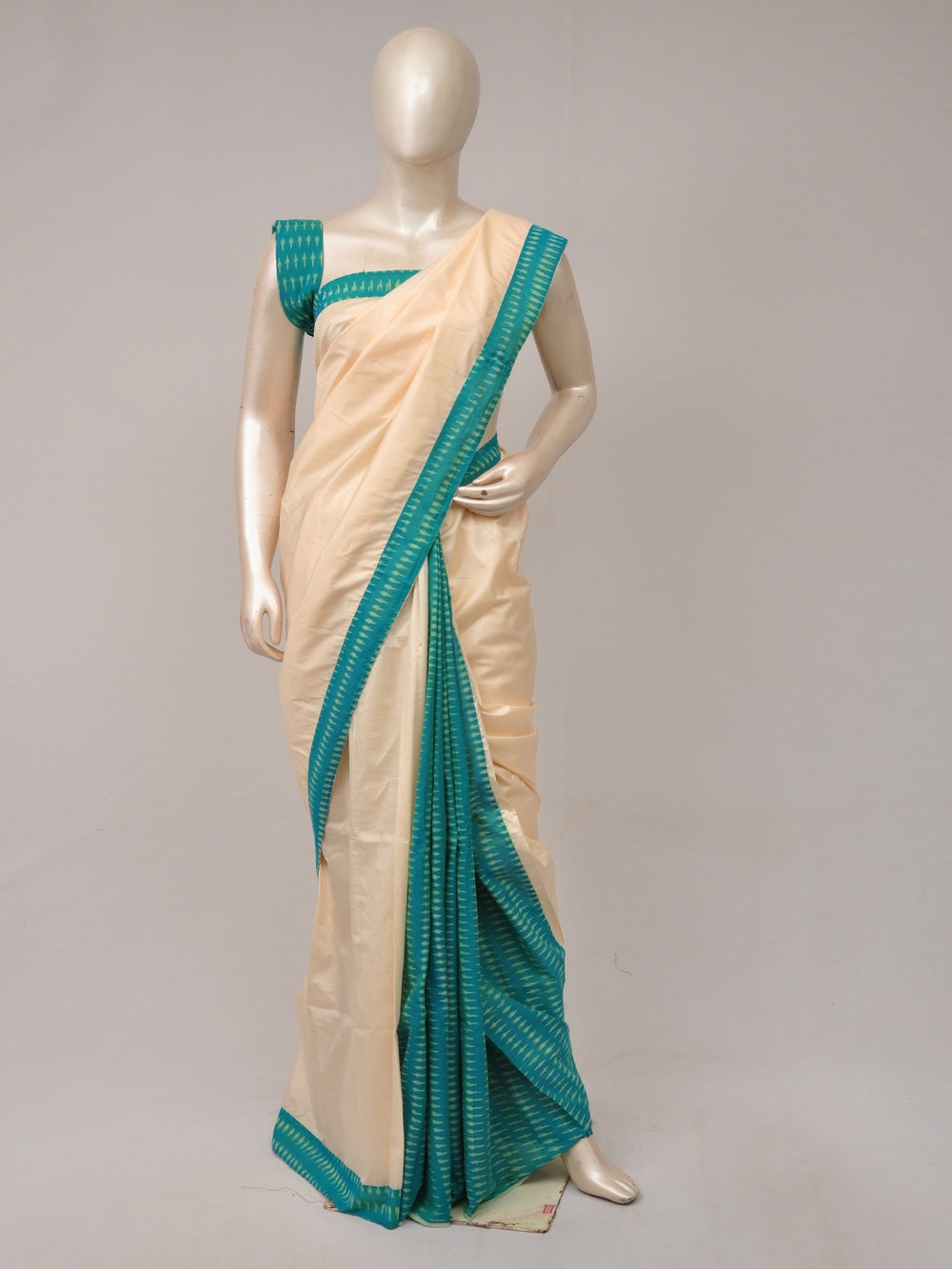 Pochampally Silk Designer Partly-Pallu Saree  [D80919001]